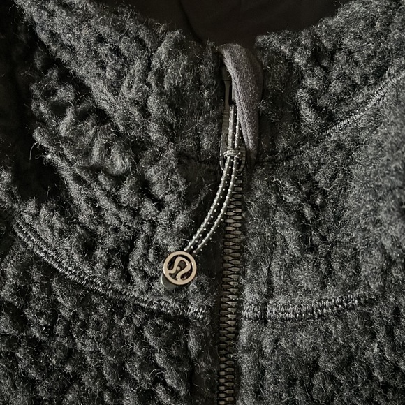 Lululemon Scuba Half Zip Black Fleece XS/S - Picture 2 of 6